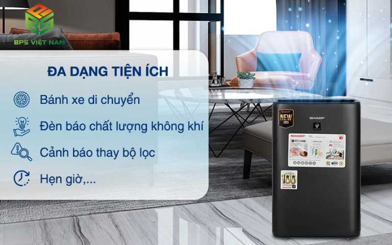 So sánh máy lọc không khí Sharp và Daikin 