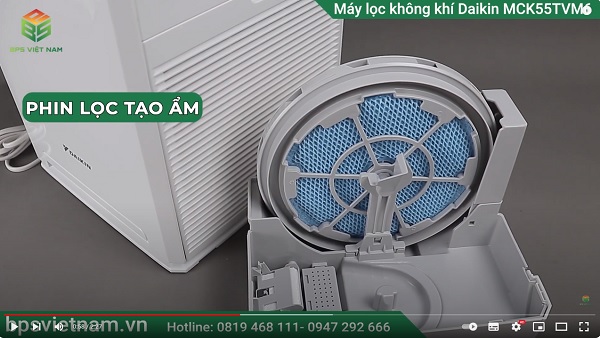 Cận cảnh Máy lọc không khí tạo ẩm Daikin MCK55TVM6