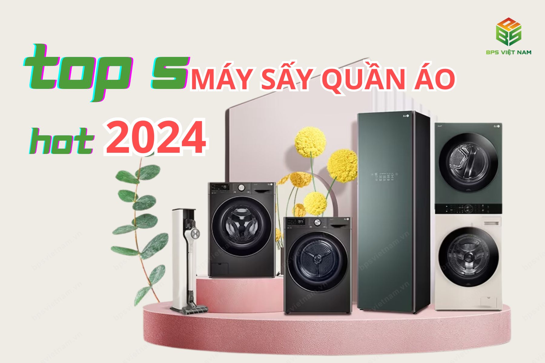 5 Mẫu máy sấy quần áo 
