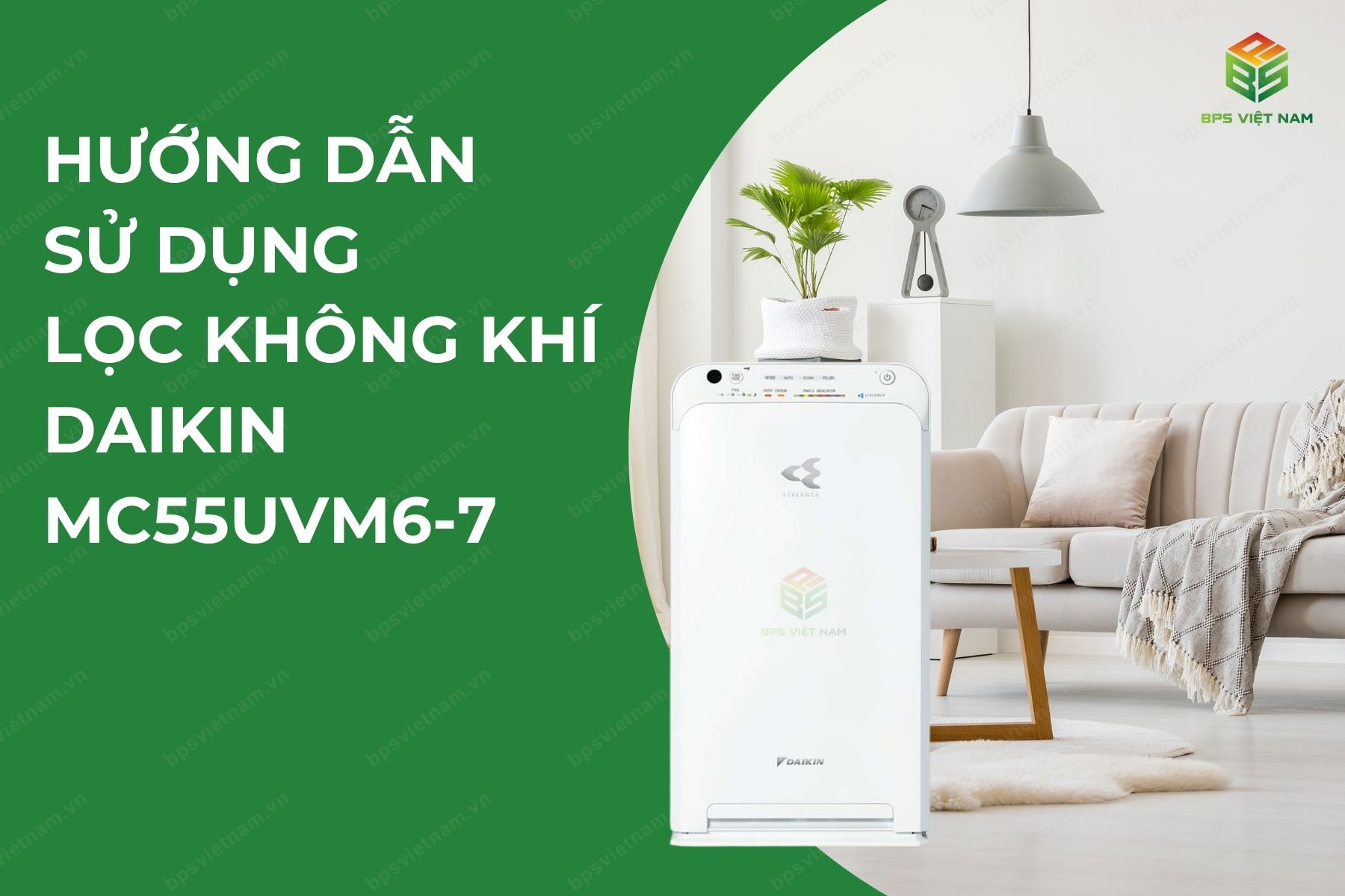 Hướng dẫn sử dụng máy lọc không khí Daikin MC55UVM6-7 
