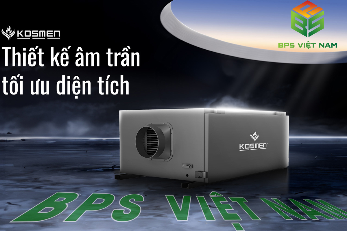 Máy hút ẩm treo trần Kosmen và sự khác biệt