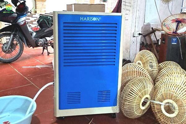 Máy hút ẩm công nghiệp Harison: Trong quy trình sản xuất mây tre đan xuất khẩu