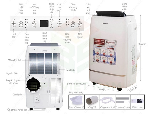 Review Top 8 điều hòa di động mới nhất năm 2026