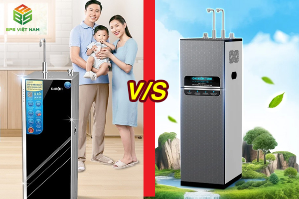 Máy lọc nước ion kiềm khác gì với máy lọc RO? Nên dùng loại nào?