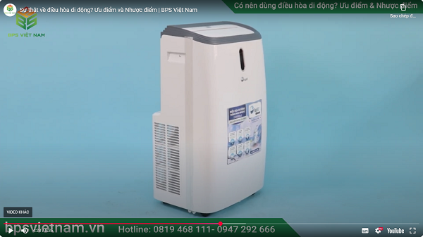 Sự thật về điều hòa di động? Ưu điểm và Nhược điểm | BPS Việt Nam