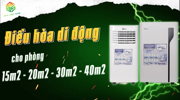 Điều hòa di động cho phòng 15m2 - 20m2 - 30m2 - 40m2 | BPS Việt Nam