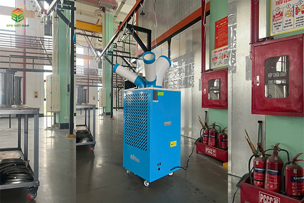 Lắp Đặt Máy Lạnh Di Động Airko DAKC-45 Làm Mát Kho Xưởng Hiệu Quả