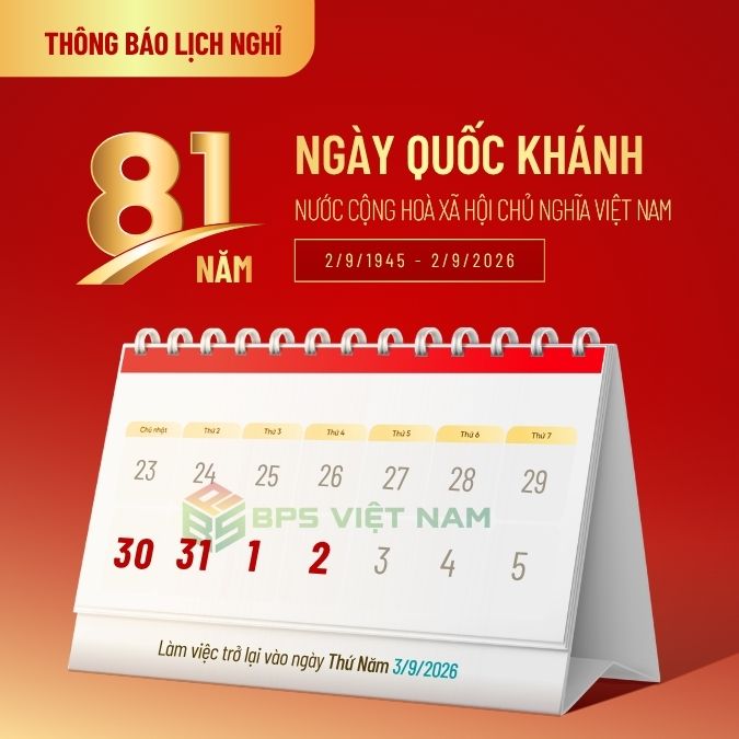 📣THÔNG BÁO LỊCH NGHỈ LỄ QUỐC KHÁNH 2/9/2026