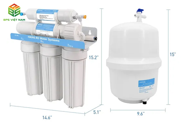Kích thước các loại máy lọc nước phổ biến
