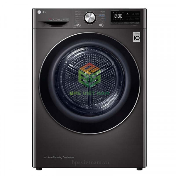 Máy sấy quần áo LG DVHP09B 9kg màu đen