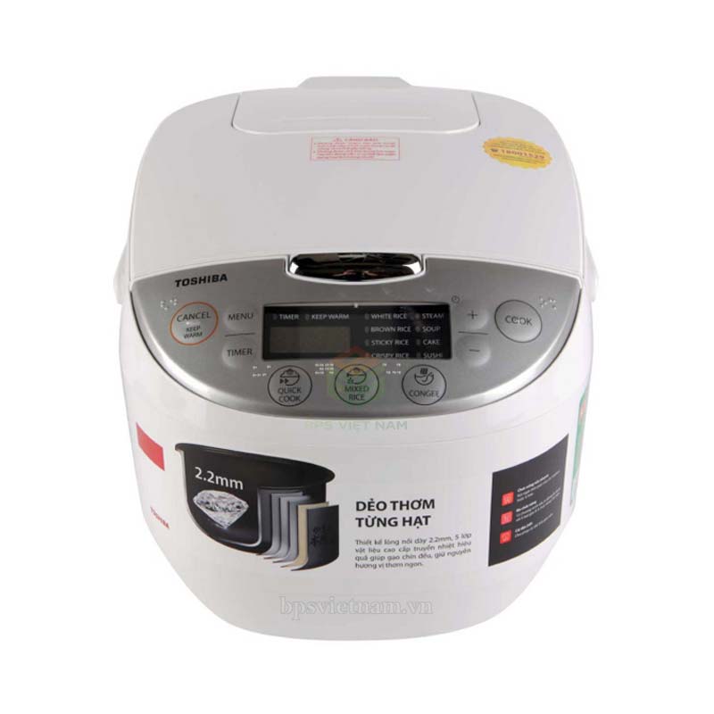 Nồi cơm điện tử Toshiba RC-10DH2PV(W)
