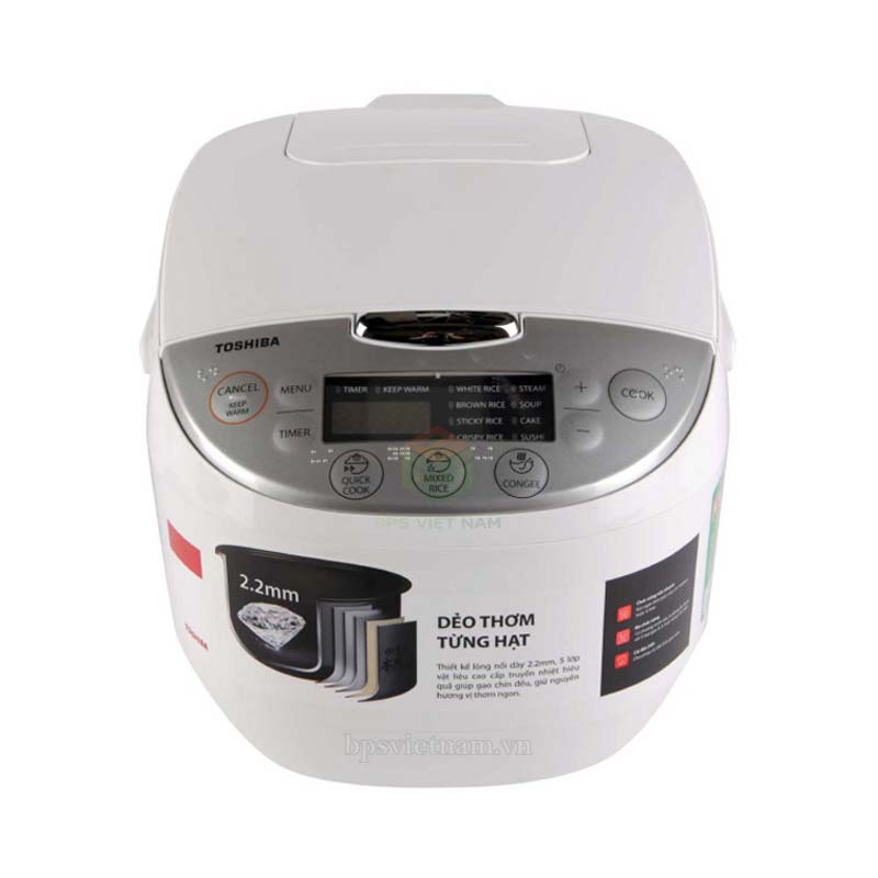 Nồi cơm điện tử Toshiba RC-18DH2PV(W)
