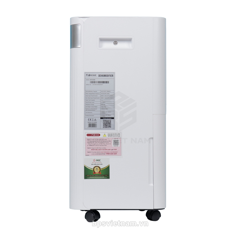 Máy hút ẩm FujiHome DH16NW (16 Lít/24h)-4